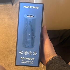 MiATONE Blue Waterproof Boombox Speaker